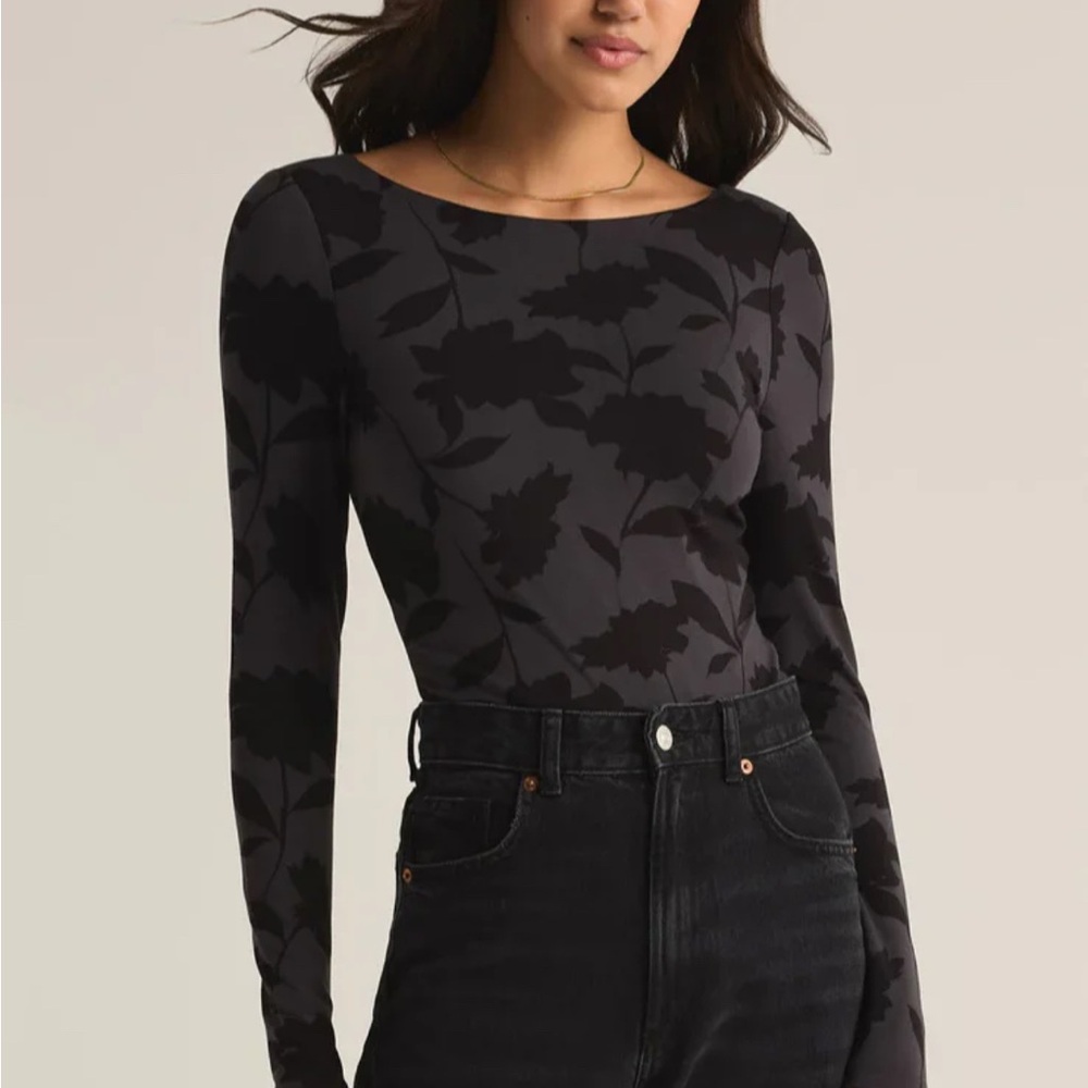 Z Supply Baela Shadow Floral
Bodysuit NWT size L